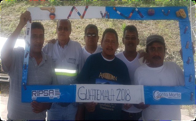 Equipo de RIPSA y Santa Marta en actividad institucional, Guatemala 2018